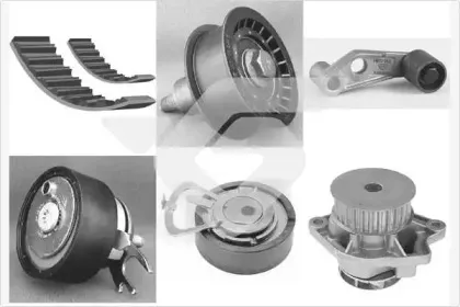 Водяной насос + комплект зубчатого ремня HUTCHINSON купить